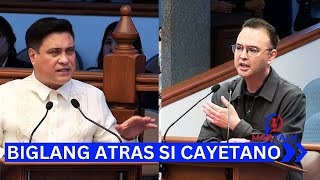 Cayetano vs Zubiri SUNTUKAN Zubiri vs Cayetano FULL Video [upl. by Anelra]