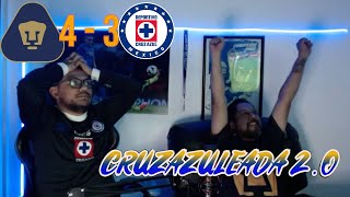 LA VOLVIERON A CRUZAZULEAR  PUMAS 43 CRUZ AZUL J17  REACCIONES [upl. by Mcgill]