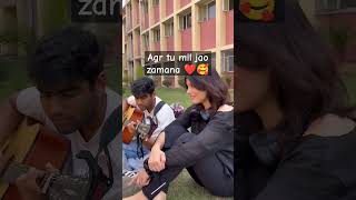 Agr tum mil jao zamana trendingshorts virlashort song subscribe [upl. by Sarazen]