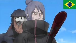 🇧🇷TOBI acaba com KONAN em BUSCA do RINNEGAN de NAGATO  Inicio Da QUARTA GUERRA Ninja [upl. by Ueihtam385]