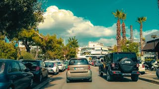 Exploring Athens Glyfada Centre Drive [upl. by Amerak]