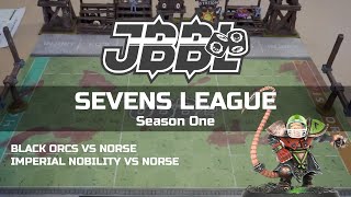 JBBL SEVENS LEAGUE  Episode 3 Blorcs vs Norse  Imp Nobs vs Norse [upl. by Myrtia]