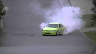 Toxic xr6 turbo burnout [upl. by Xineohp]