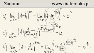 Granice z liczbą e  najważniejsze wiadomości [upl. by Yankee]