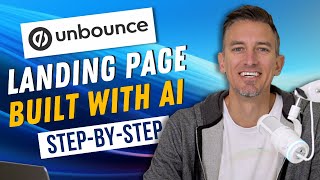 Unbounce Smart Builder Tutorial How to Create a HighConverting Landing Page With AI [upl. by Marino]