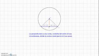 Circonferenza  proprietà degli archi e delle corde [upl. by Asi]