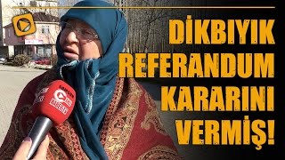 Samsun Sokak Röportajları Dikbıyık referandum kararını vermiş [upl. by Wennerholn]