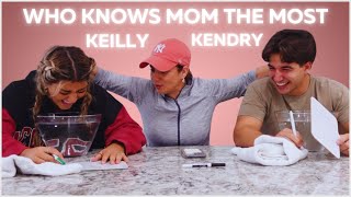 WHO KNOWS MOM THE MOST Keilly VS KendryChallenge [upl. by Aihsot]