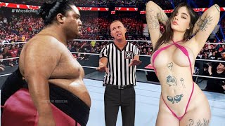 🔥Yokozuna vs Zara  WWE Raw Match🔥 [upl. by Dlanor498]