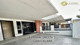 DOUBLE STOREY ELMINA GREEN 3 SHAH ALAM [upl. by Dhiman]