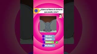 ¿Cómo se llama el elefante que puede volar quiz trivia zonadelquiz [upl. by Cousins]