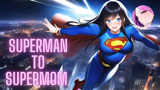 TF TG Superman to SUPERMOM  Male to Female  Transformation Animation  Gender Bender [upl. by Colon]