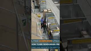 NACHTSCHICHT IN DEUTSCHLANDS GRÖSSTEM DHLPAKETZENTRUM So bleibt der Fluss ununterbrochen 🌙📦 [upl. by Sissie]