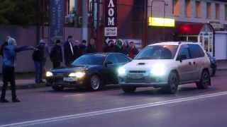 Mitsubishi RVR SuperTurbo vs Toyota Mark II [upl. by Mahseh758]