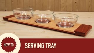 How to Make a Serving Tray with Breadboard Ends [upl. by Akibma192]