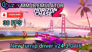 30 FPS Playable  Horizon Chase 2  Uzuy mmjr Emulator on android [upl. by Aihsercal]