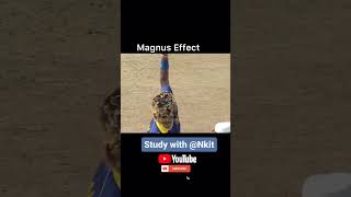 MAGNUS EFFECT ankitsir Physicsviralshortsstudywithnkit8600 [upl. by Adur177]