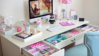 Desk Organization Ideas  How To Organize Your Desk [upl. by Emyaj]