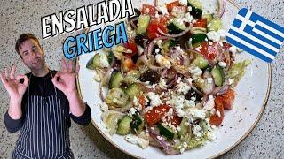 Cómo Hacer “Ensalada Griega” en Casa Para Estas Navidades Receta Fácil y Rápida [upl. by Jenilee]