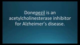 How to pronounce donepezil Aricept Memorizing Pharmacology Flashcard [upl. by Ylle]