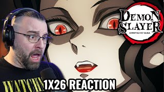 DEMON SLAYER 1X26 REACTION New mission SEASON FINALE [upl. by Adnale]