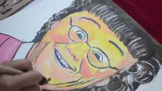 Anna Banana draws and paints Agnes Brown Mrs Brown Boys [upl. by Boorman]