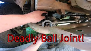 Defender drag link ball joint rebuild  6x6 Perentie camper [upl. by Mag]