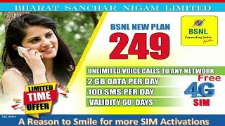 BSNL SIM Activation Process in TeluguBSNL4G SIM Activation [upl. by Lundin]