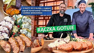 Rączka gotuje pasty do chleba z makreli papryki konserwowej i rzodkiewek oraz CZORNA WODZIONKA [upl. by Valerye276]