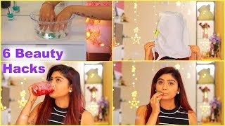 6 Smart And Helpful BEAUTY HACKS Every Girl MUST Know  Rinkal Soni [upl. by Eisnil680]