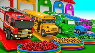 Wheels On the Bus Kids Songs ⚽️⚽️⚽️  Soccer ball shaped wheels  Baby Nursery Rhymes amp Kids Songs [upl. by Yentuoc250]