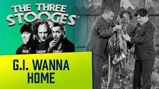 The THREE STOOGES  Full Episodes  Ep 94  GI Wanna Home [upl. by Ahsiener]