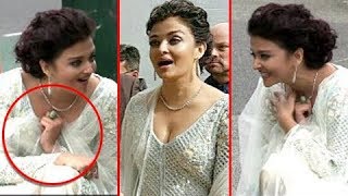 Aishwarya Rai HIDES CLEVAGE SHOW In A Deep Neck Dress In Melbourne [upl. by Kylander]