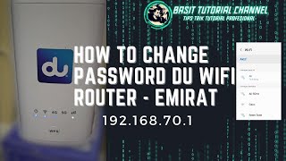 HOW TO CHANGE PASSWORD DU WIFI ROUTER  EMIRAT🇦🇪 [upl. by Jamil774]