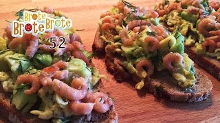 KrabbenRühreiBrot mit Avocado  Folge 052 [upl. by Maynord]