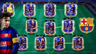 Barcelona 2015 UCL Winning Squad Builder  FC Barcelona Squad  FIFA Mobile 22 [upl. by Sone]