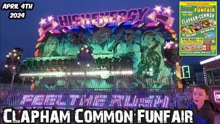 Clapham Common Funfair LONDON Vlog 4424 [upl. by Kristy]