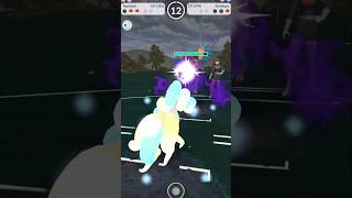 Shiny Galarian Rapidash Galarian Ponyta Ponta vs Team GO Rocket Grunt in Pokemon GO [upl. by Kcerred503]