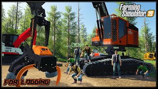 Most Productive Multiplayer Landing Crew  Logging Crew 99  Farming Simulator 2019  FDR Logging [upl. by Llenroc]