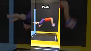 ANFÄNGER vs PROFIS in der Trampolinhalle backflip parkour Trampolin [upl. by Marcelia404]