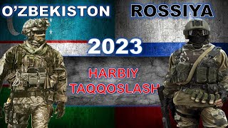 Ozbekiston va Rossiya harbiy taqqoslash 2023 [upl. by Maddi]