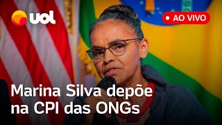 🔴 Marina Silva ao vivo na CPI das ONGs Ministra depõe sobre organizações financiadas pelo governo [upl. by Imorej]