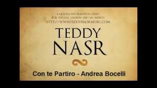 Instrumental  Karaoke  Con te PartiroTime to Say Goodbye Andrea Bocelli  Teddy NASR [upl. by Conrad]