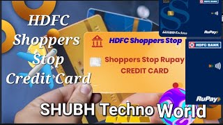 HDFC SHOPPERS STOP Rupay Credit card [upl. by Grew]