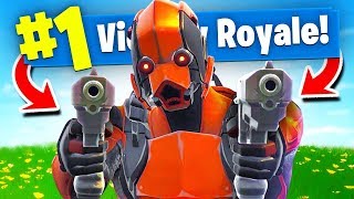 Using ONLY DUAL PISTOLS To WIN Fortnite Battle Royale Challenge [upl. by Nnaeirrac]