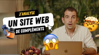 🔍 Janalyse un site de compléments alimentaires 👀 et cest pas joli [upl. by Cleres]