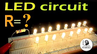 How to Connect Multiple LEDs in Series Parallel Circuit  LED wiring basics with calculation [upl. by Gurtner864]