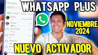 ✅ WHATSAPP PLUS Ultima versión  NUEVO ACTIVADOR y Nueva Versión🤩 [upl. by Emyam]