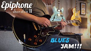 Epiphone Sheraton II Blues Jam [upl. by Onder]