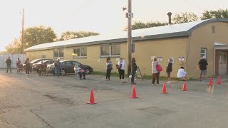 Chicago suburbs see record high turnout in early voting as polls open [upl. by Ancier568]